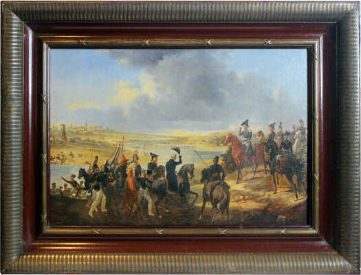 Неизвестный художник. Эпизод сражения под Лёвенбергом 17 августа 1813 г. 